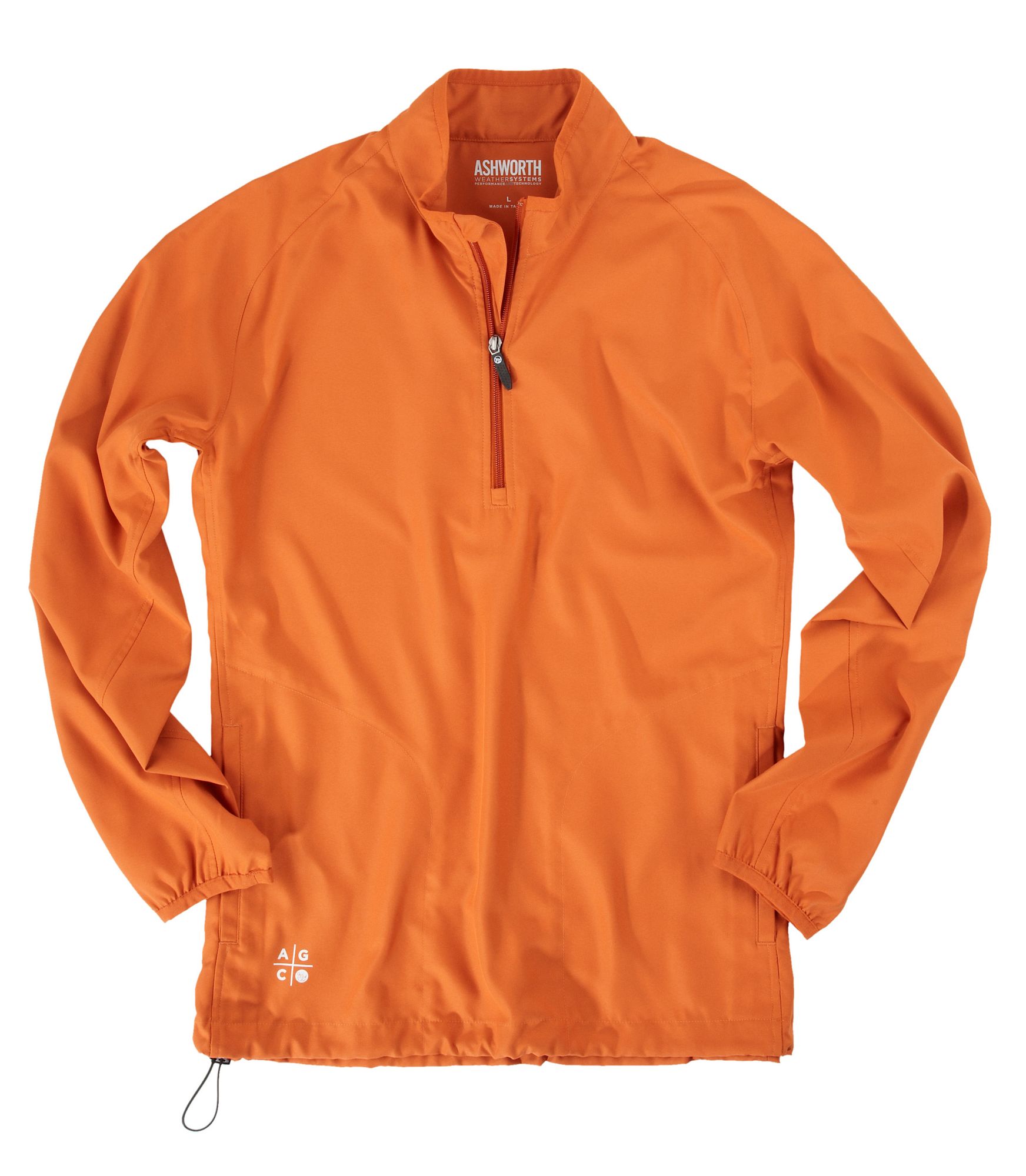 Ashworth Men's Nano Tex Half Zip Windshirt