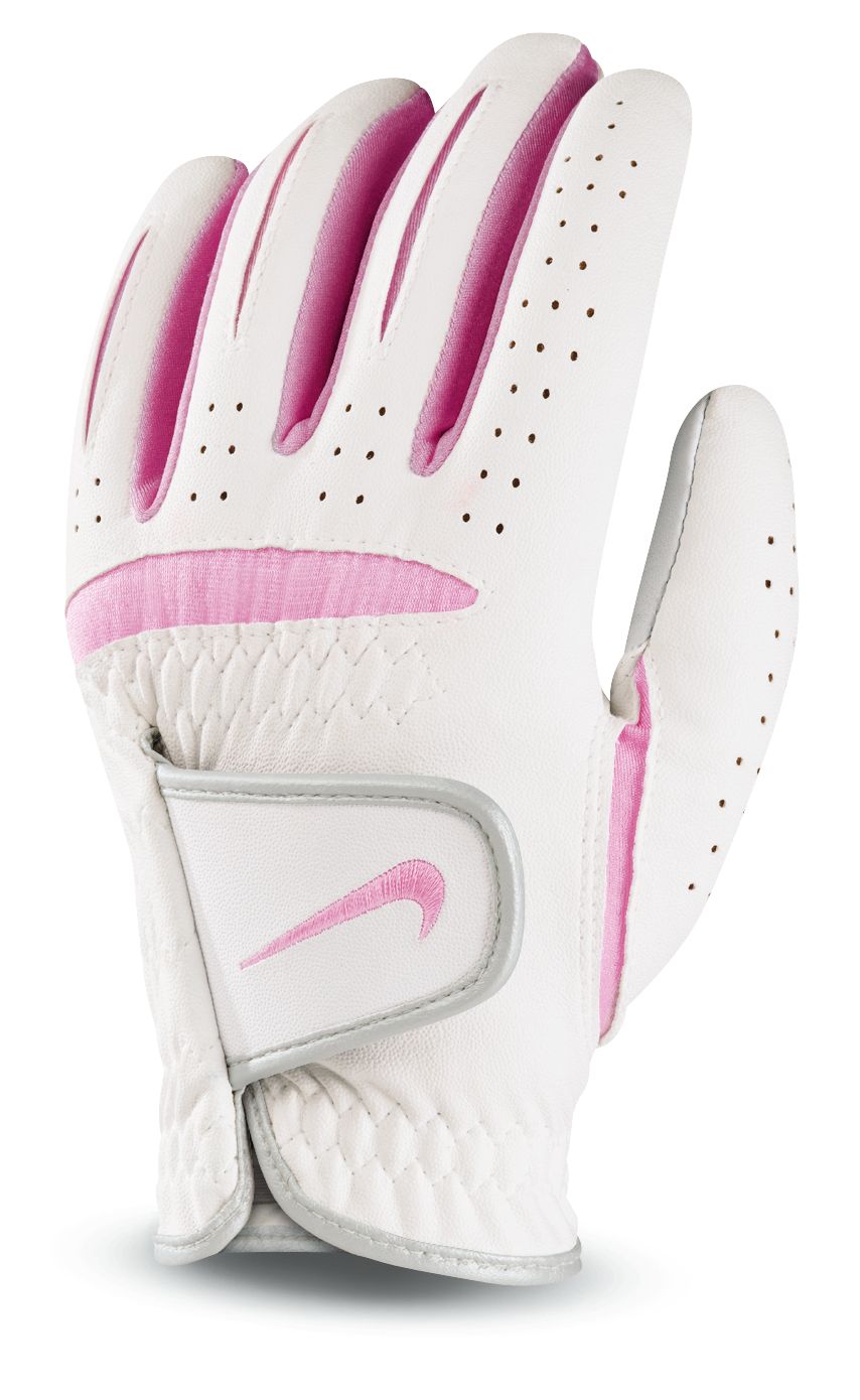 Nike Women's Dura Feel Left Hand Glove - White/Pink