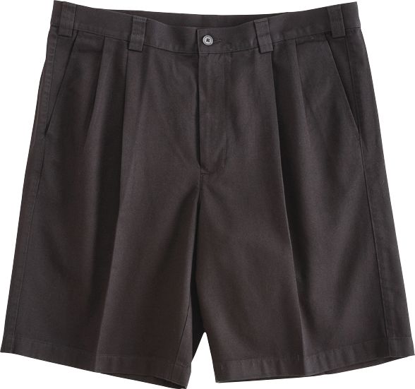 Ashworth Men's EZ Tech Twill Pleated Short