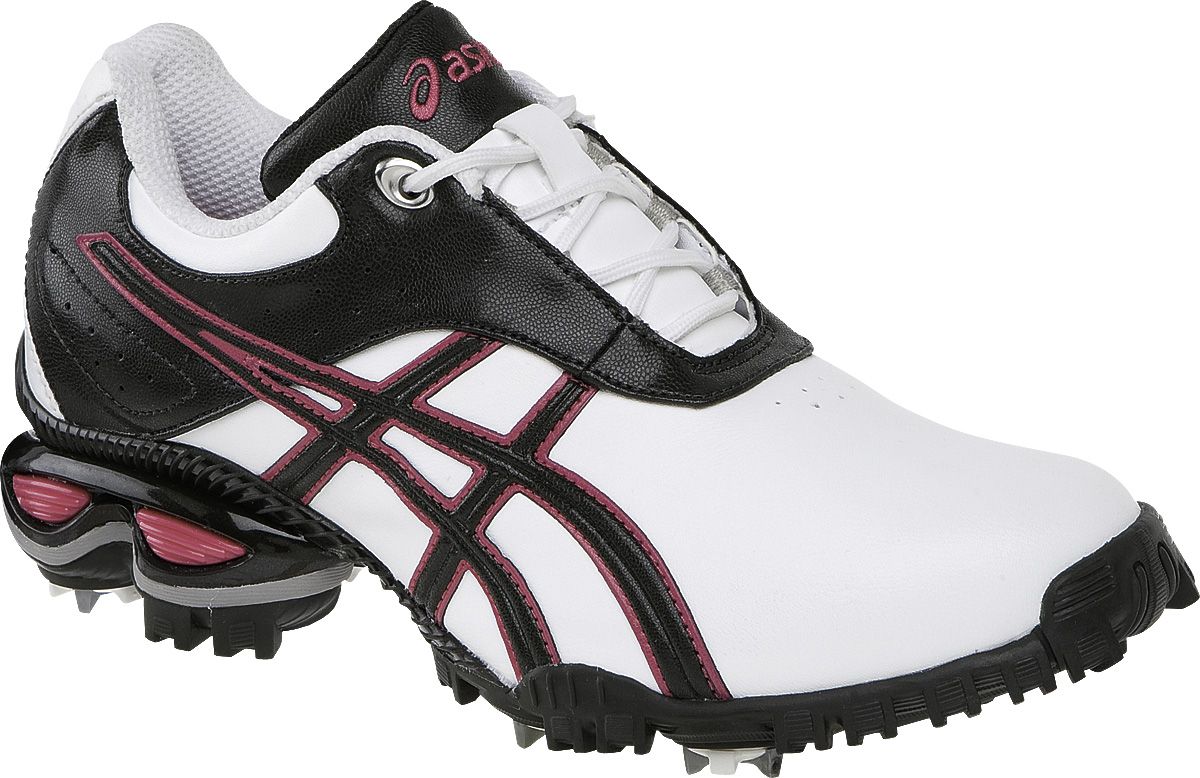 Asics Women's Gel Linksmaster Golf Shoe - White/Raspberry