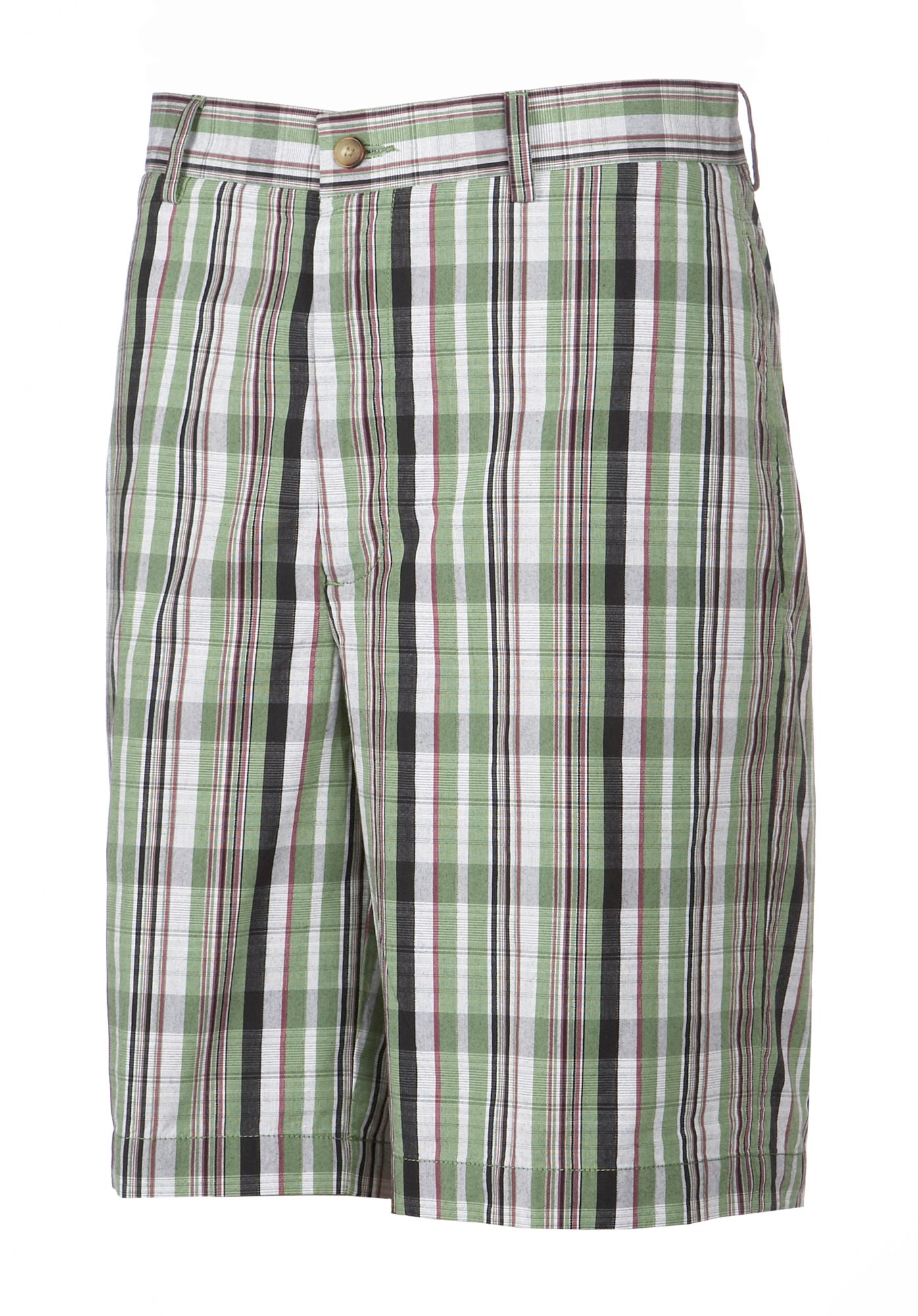 Greg Norman White Plaid Short