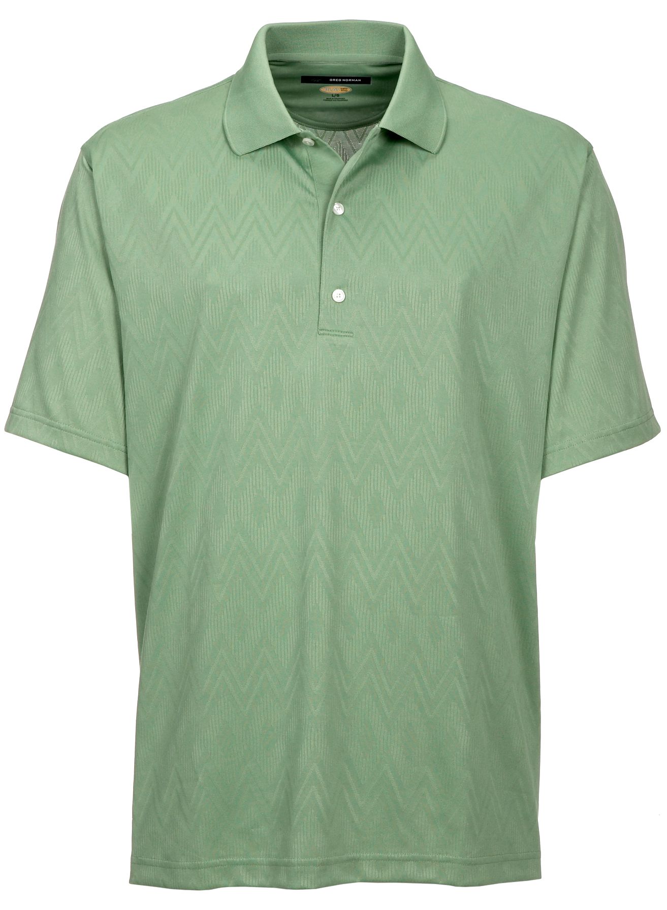 Greg Norman Men's Hippodrome Textured Solid Polo