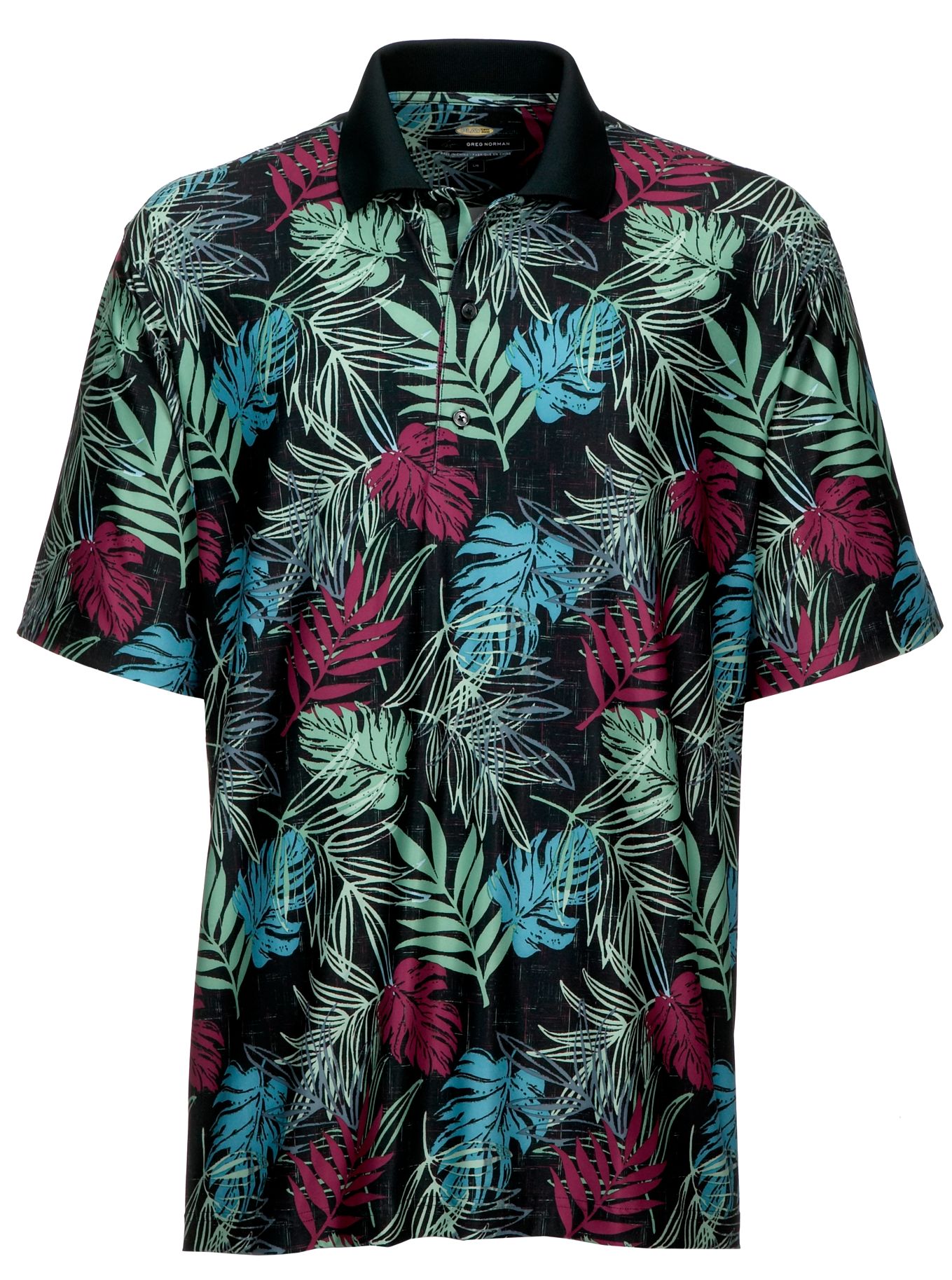 Greg Norman Men's Carousel Print Polo