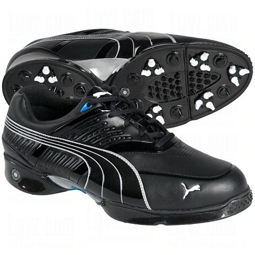 Puma Men's Harpia Golf Shoe - Black/Silver