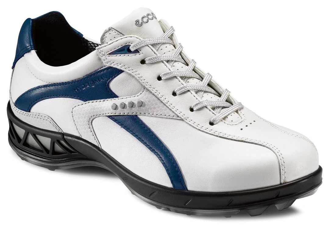 Ecco Women's Ace HydroMax White/Silver/Navy Shoe