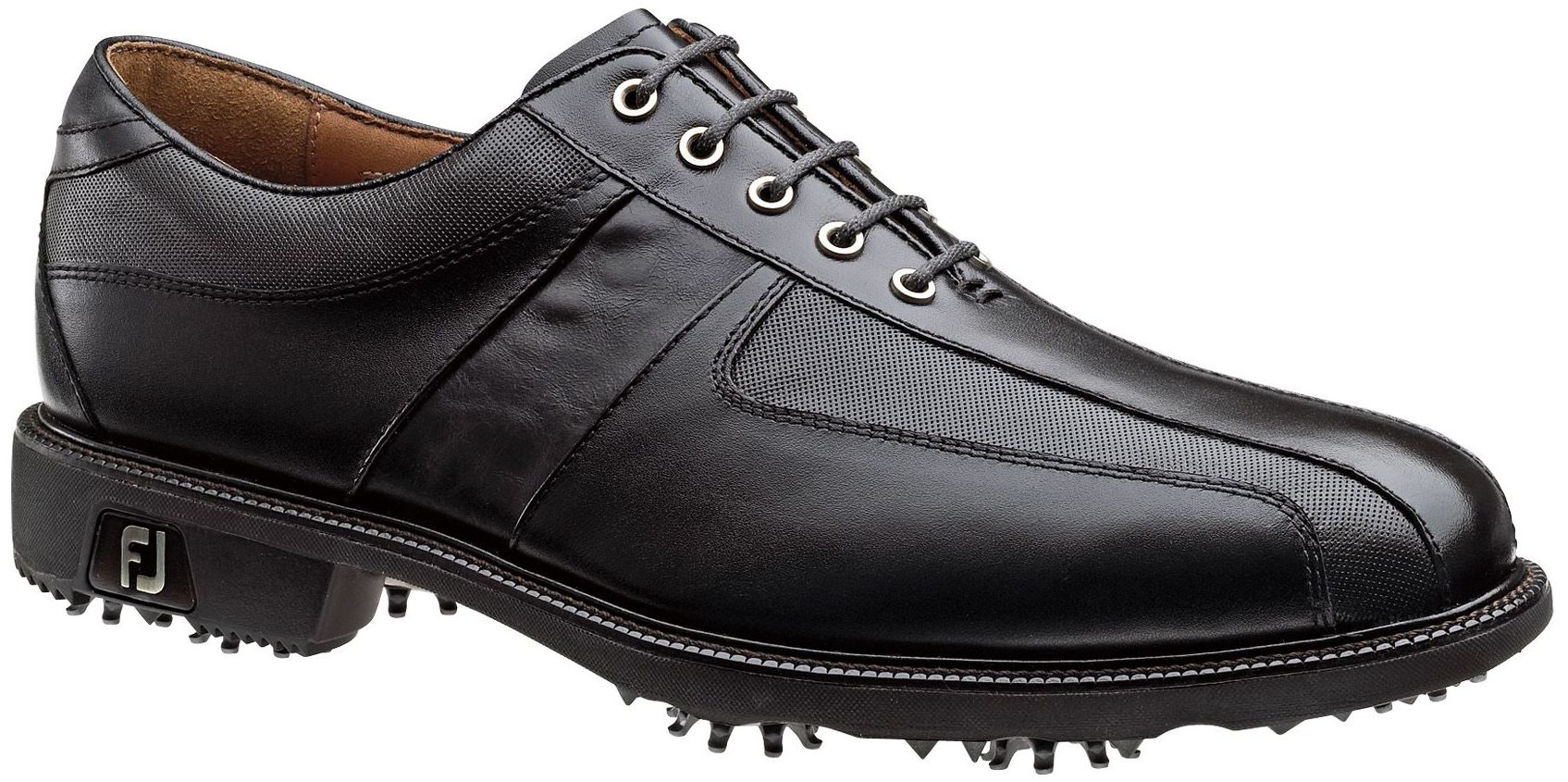 FootJoy Men's Icon Sport Saddle Golf Shoe - Black