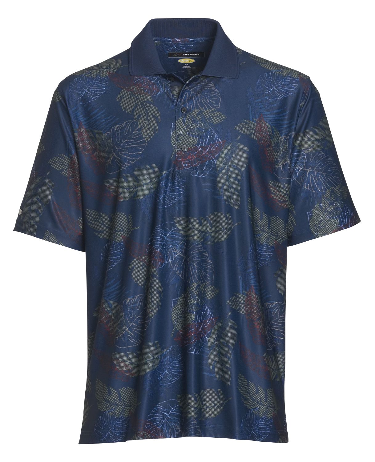 Greg Norman Men's ClimaCool Jungle Floral Polo
