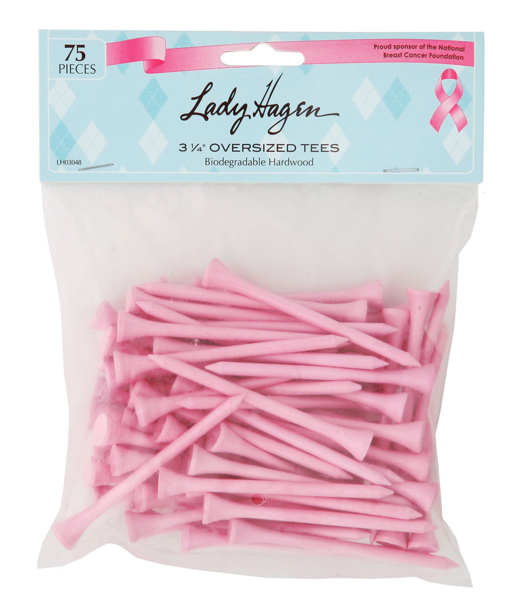 Lady Hagen Pink 75 Pack 3 1/4