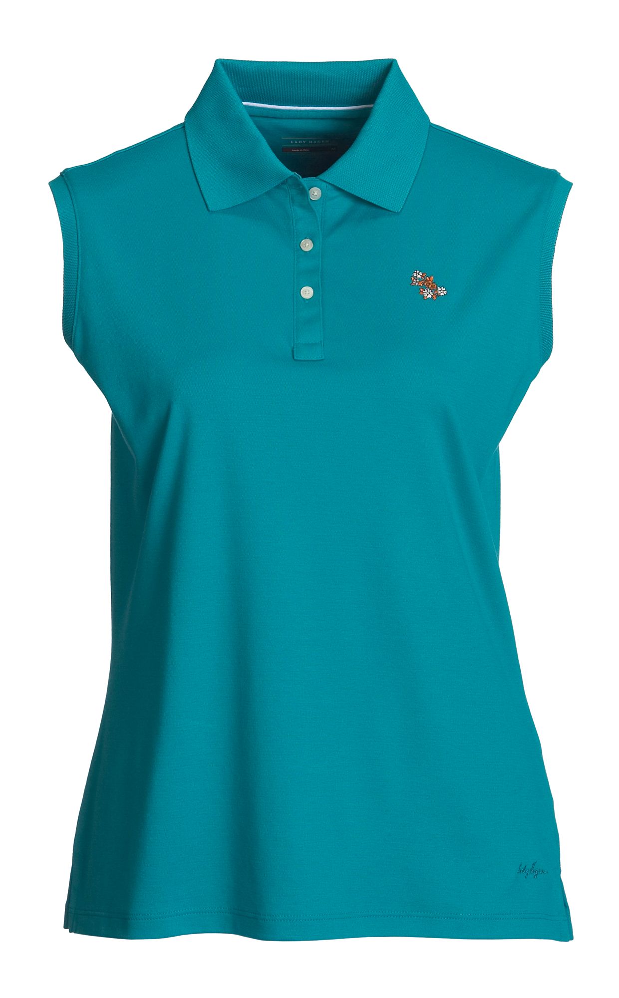 Lady Hagen Women's Sleeveless Solid Polo