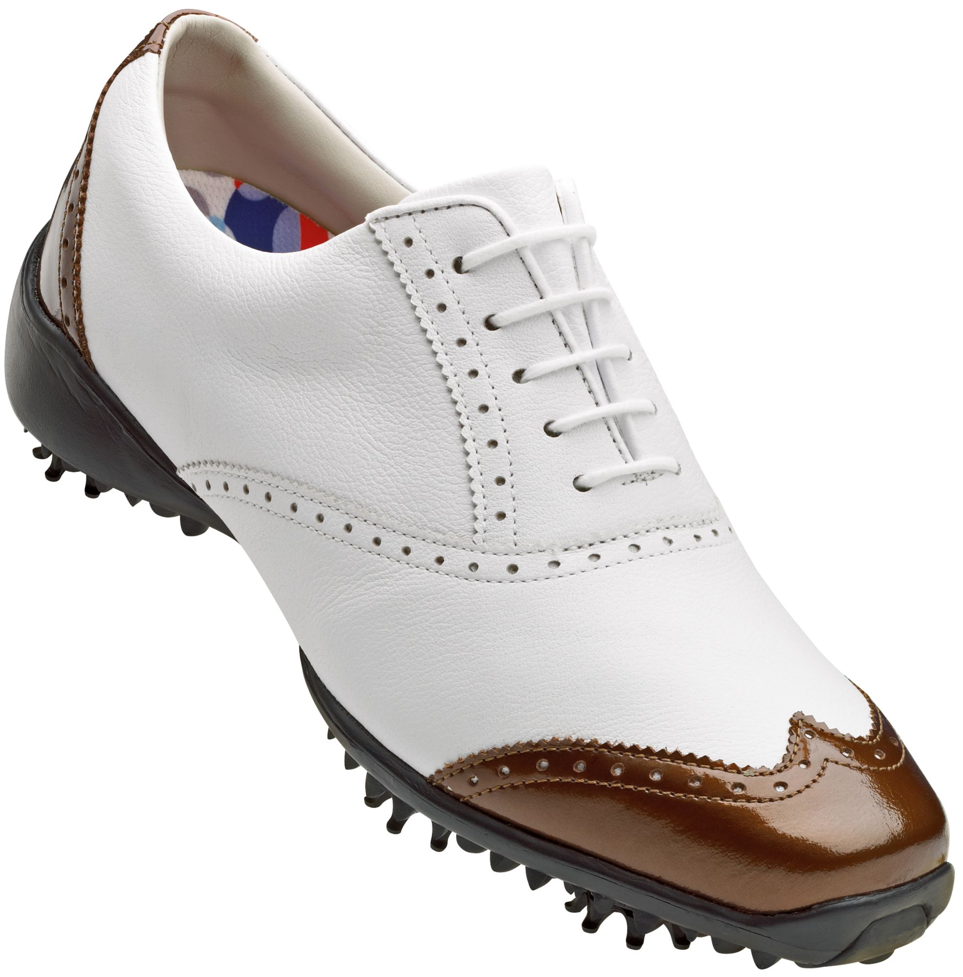 FootJoy Women's LoPro Golf Shoes - White/Copper
