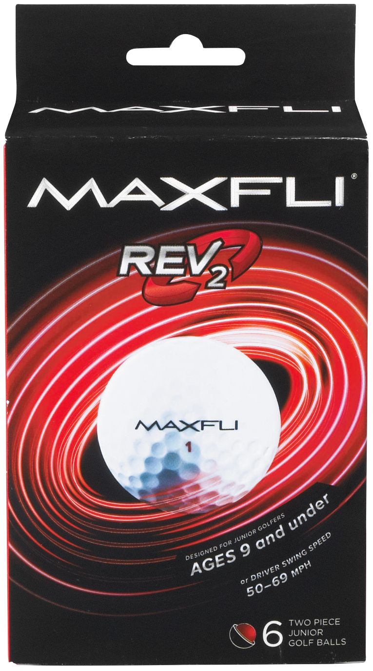 Maxfli Jr. Revolution Golf Balls - 6 pack