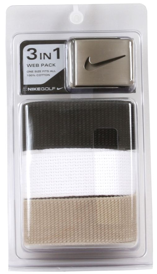 Nike Web 3-Pack Belts