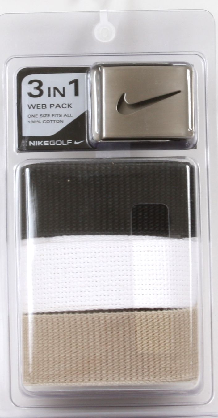 Nike 3 Pack Webbing Belt