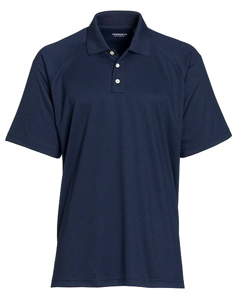 Ashworth Men's Micro Pima Tech Solid Polo