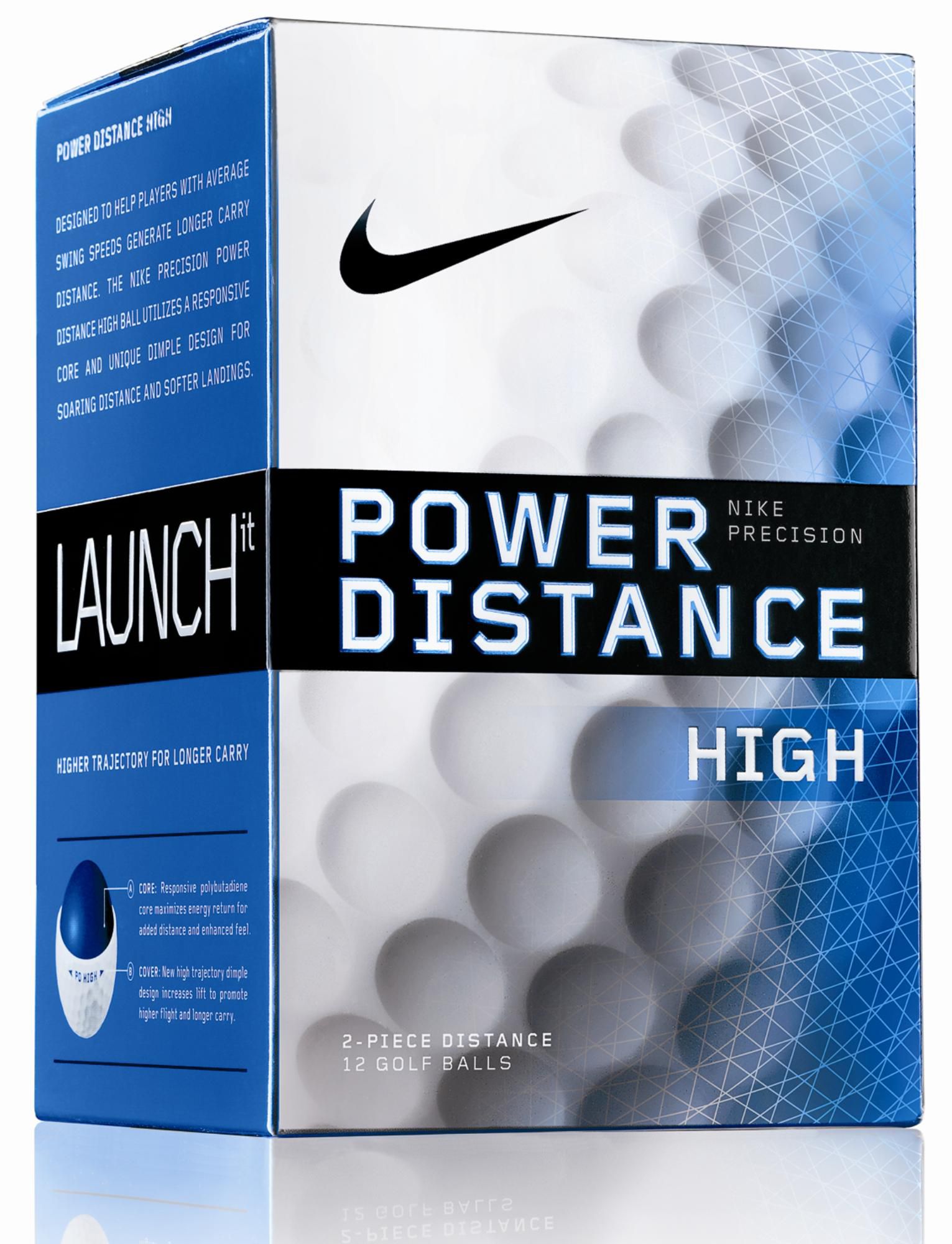 Nike Power Distance High Golf Balls - 12 Pack