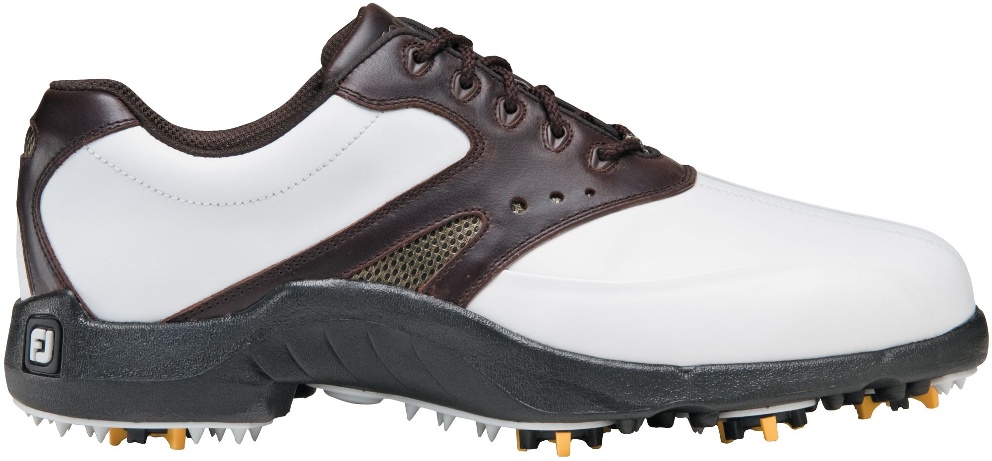 FootJoy Men's SuperLite White/Brown Shoe