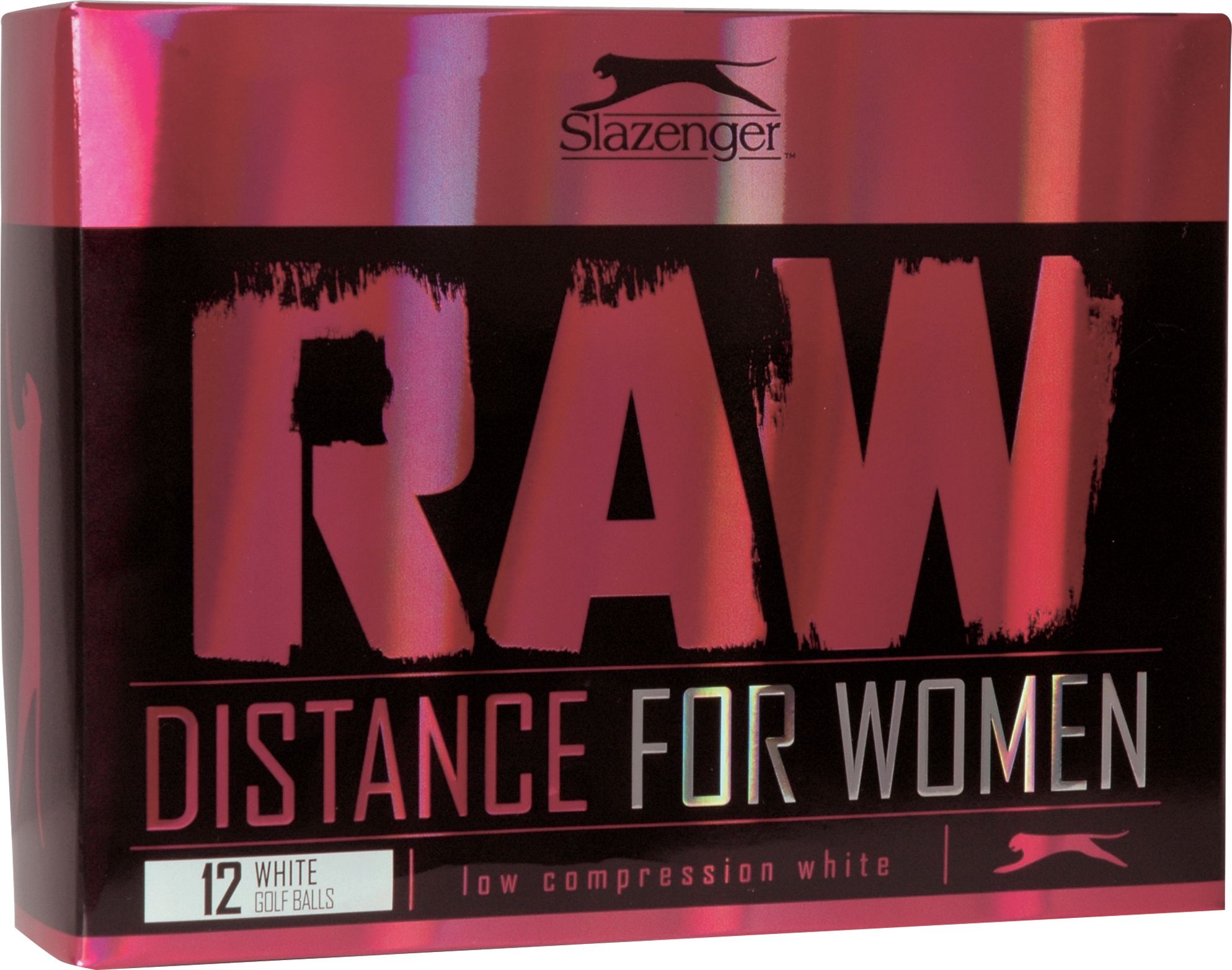 Slazenger RAW Distance Lady 12 Ball Pack-White