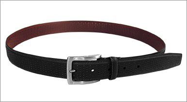 Nike Tiger Woods Men's Perforated Leather Belt