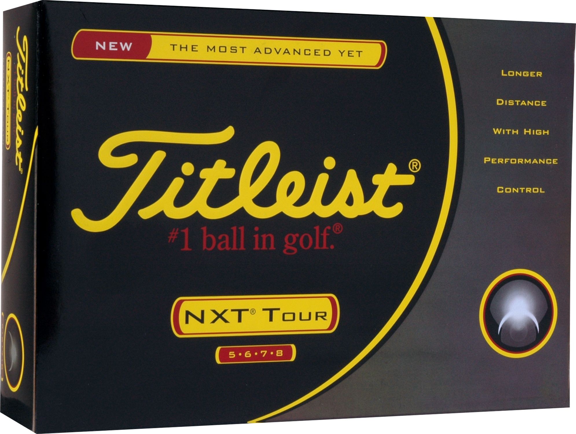 Titleist High Number NXT Tour 12 Pack Golf Balls
