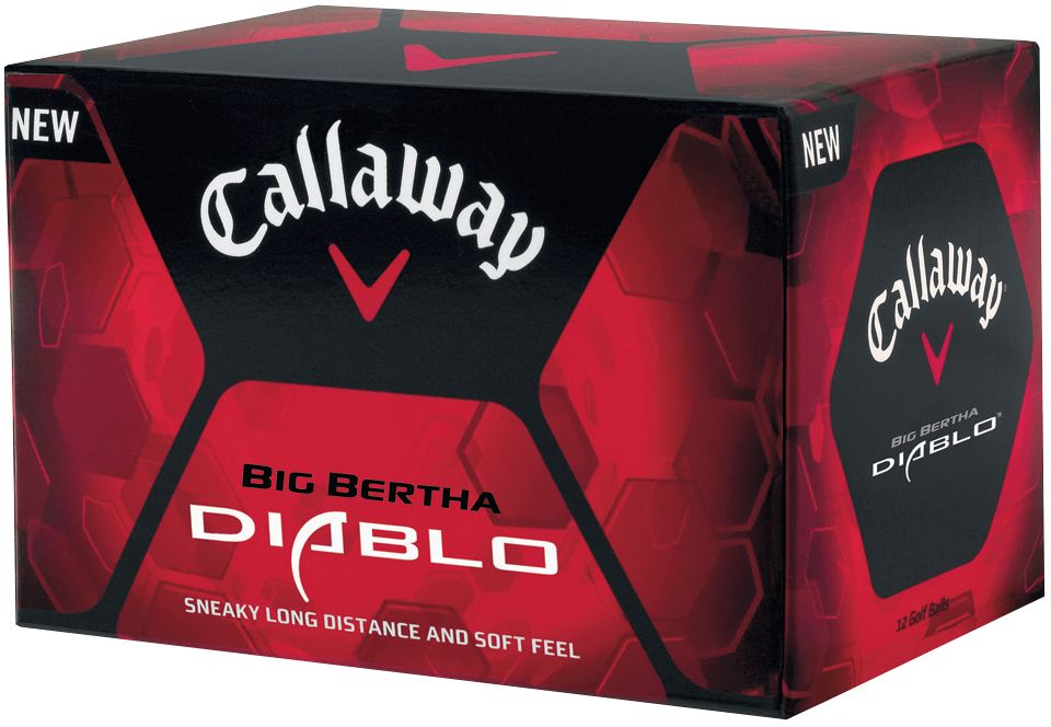 Callaway Big Bertha Diablo Golf Balls - 12 Pack