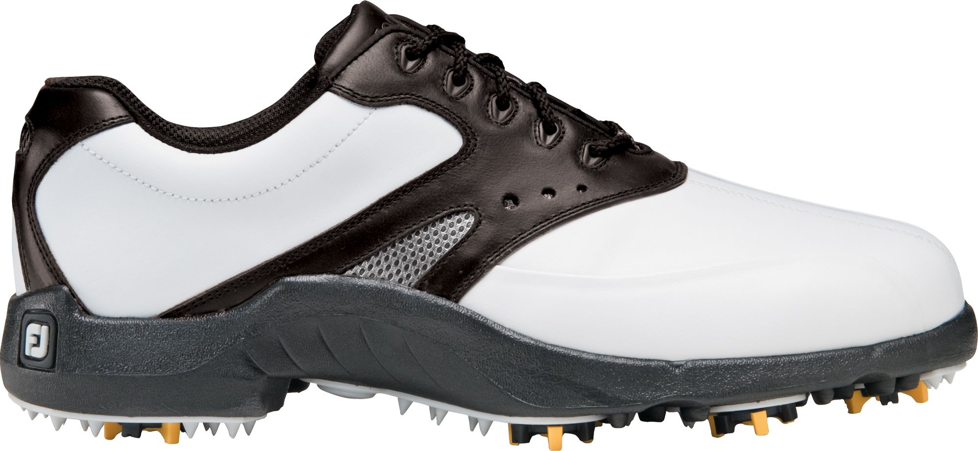 FootJoy Men's SuperLite White/Black Shoe (Disc Style 58023)