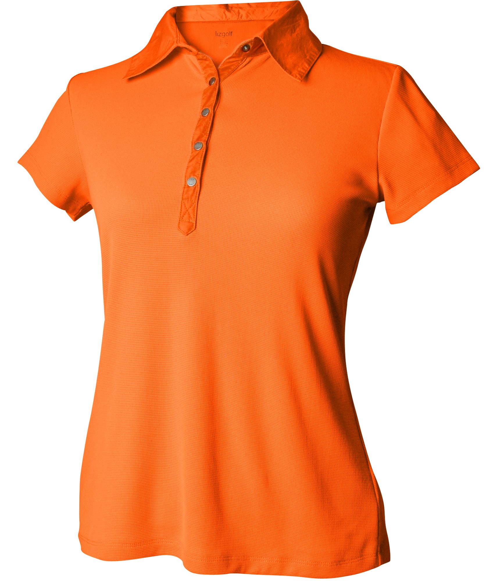 lizgolf Women's Solid Pique Polo