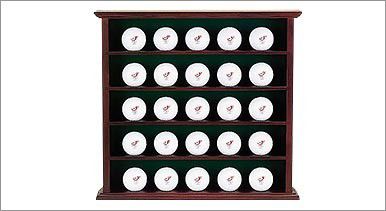Golf Galaxy 25 Ball Cabinet - Mahogany Stain