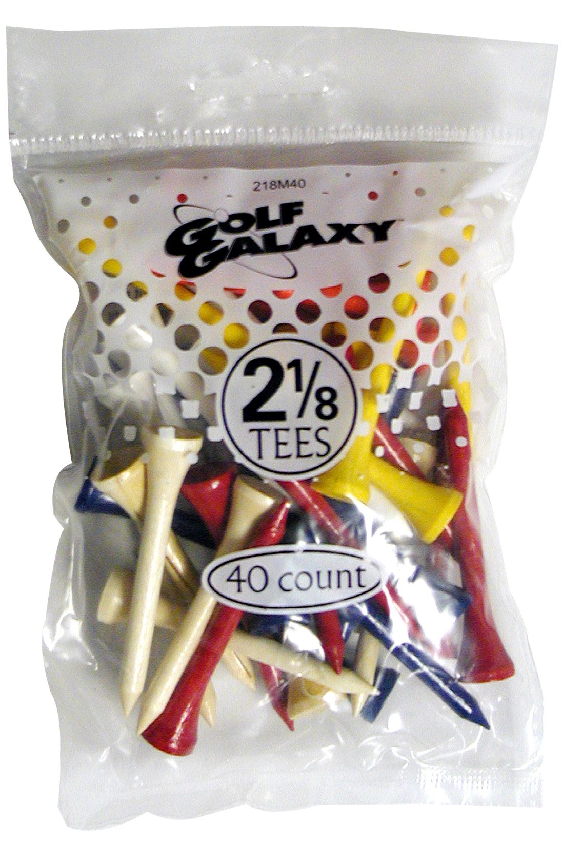 Golf Galaxy 2 1/8 Inch Golf Tees 40 Count