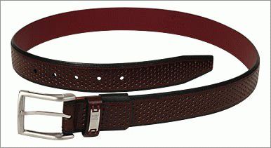 Nike Tiger Woods Men's Perforated Shoe Matcher Brown Belt
