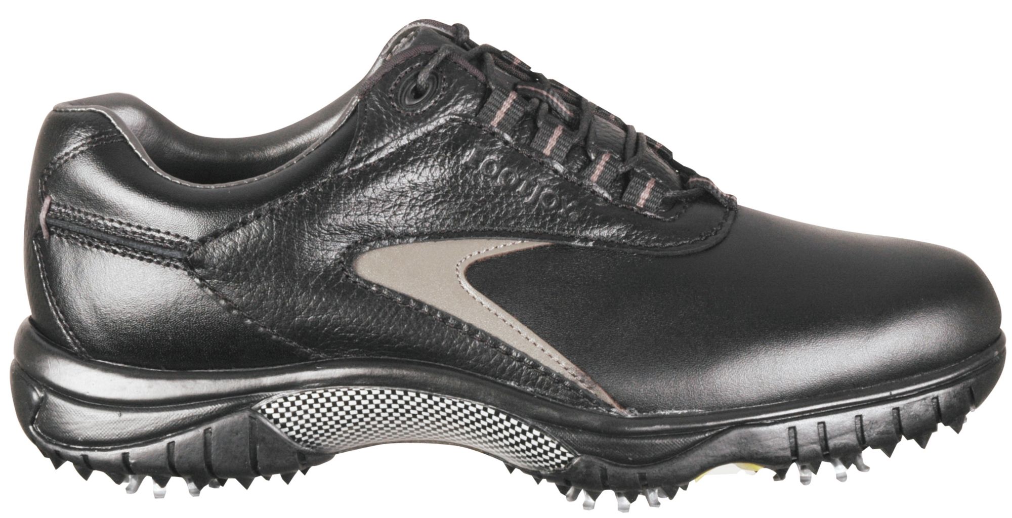 FootJoy Men's Contour Black/Grey Golf Shoe (Disc Style 54265)