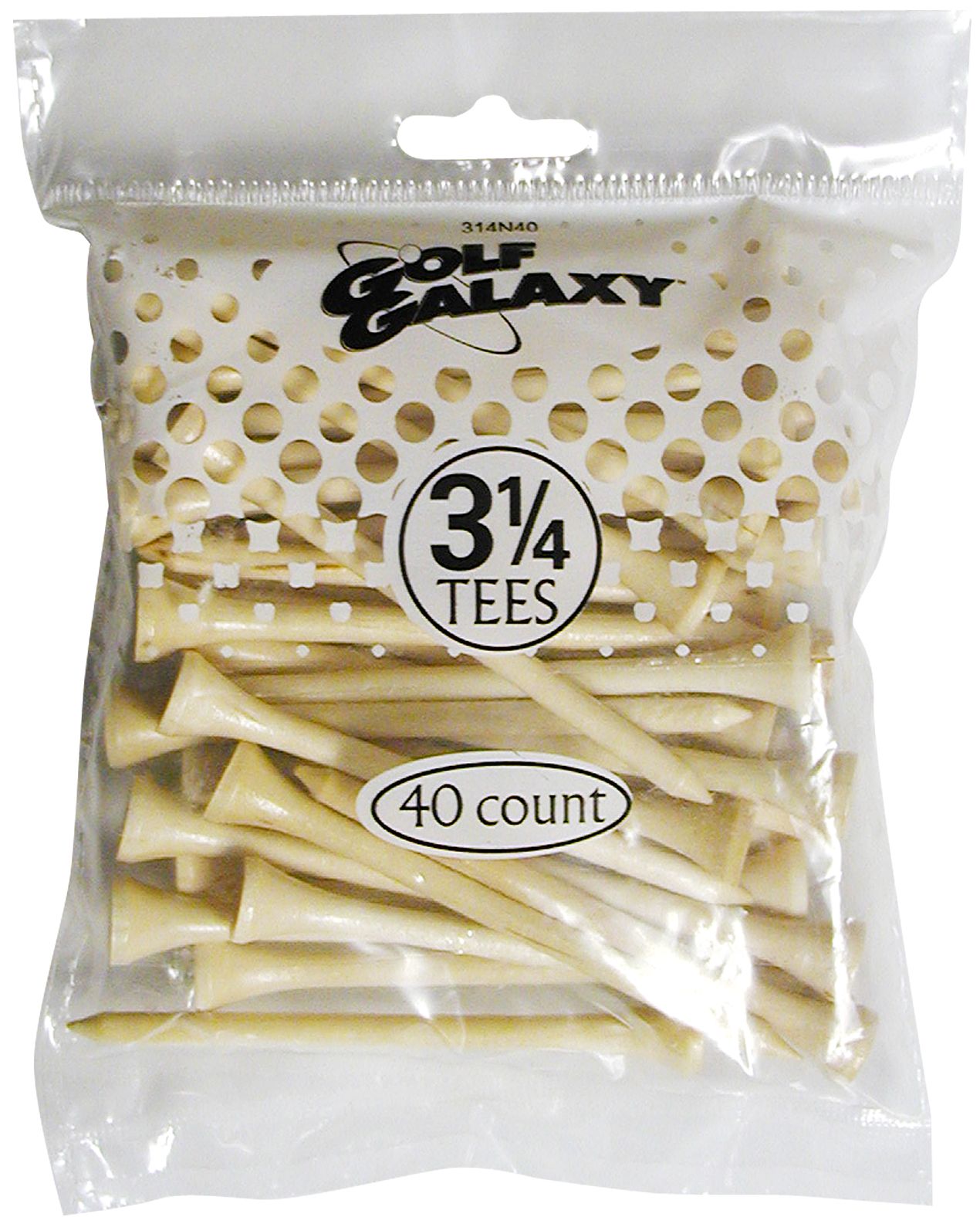Golf Galaxy 3 1/4 Inch Golf Tees 40 Count