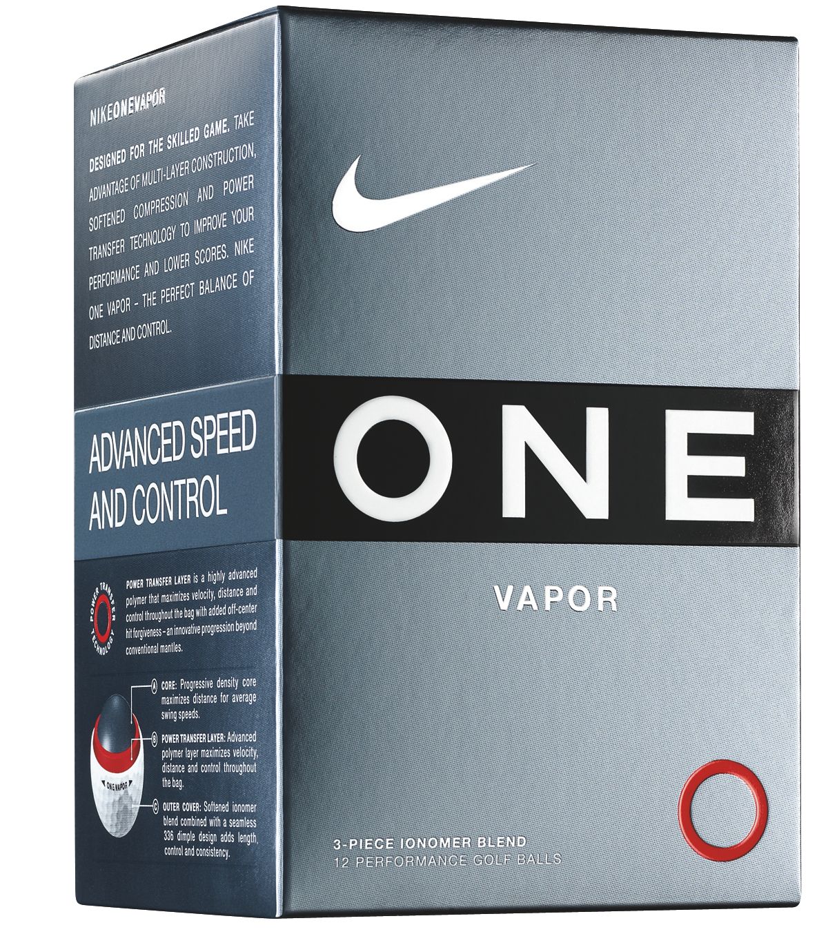 Nike ONE Tour Vapor Golf Balls - 12 Pack