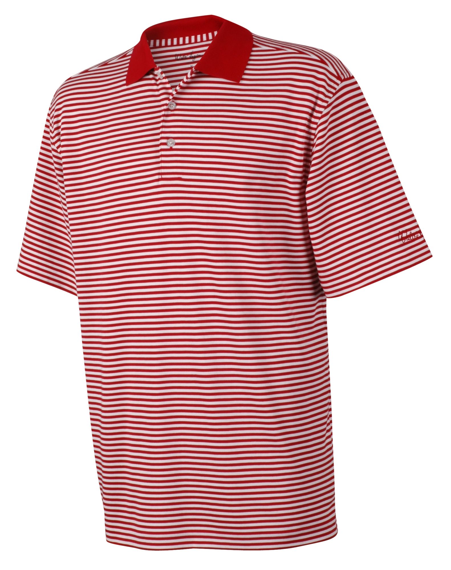Walter Hagen Men's Tech Mini Stripe Polo
