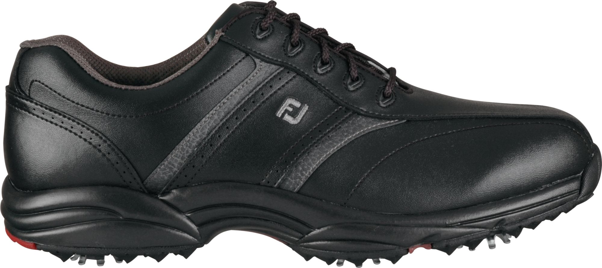 FootJoy Men's GreenJoy Golf Shoe - Black/Grey (Disc Style 45471)