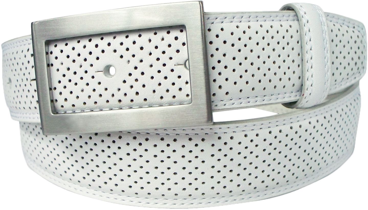 PGA Tour Men's Perforated Plaque Belt