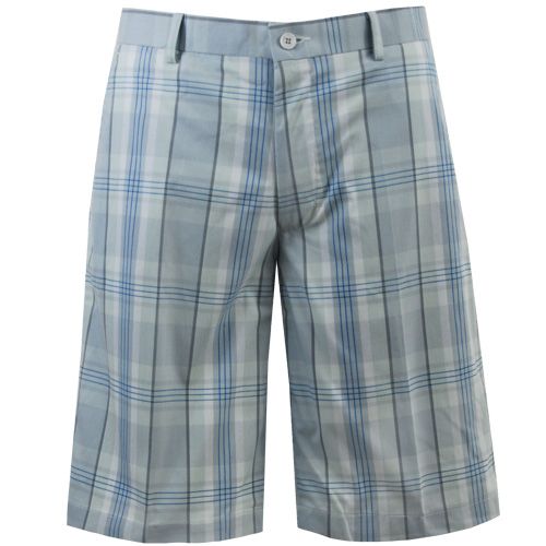 Sligo Men's Platinum Plaid Shorts