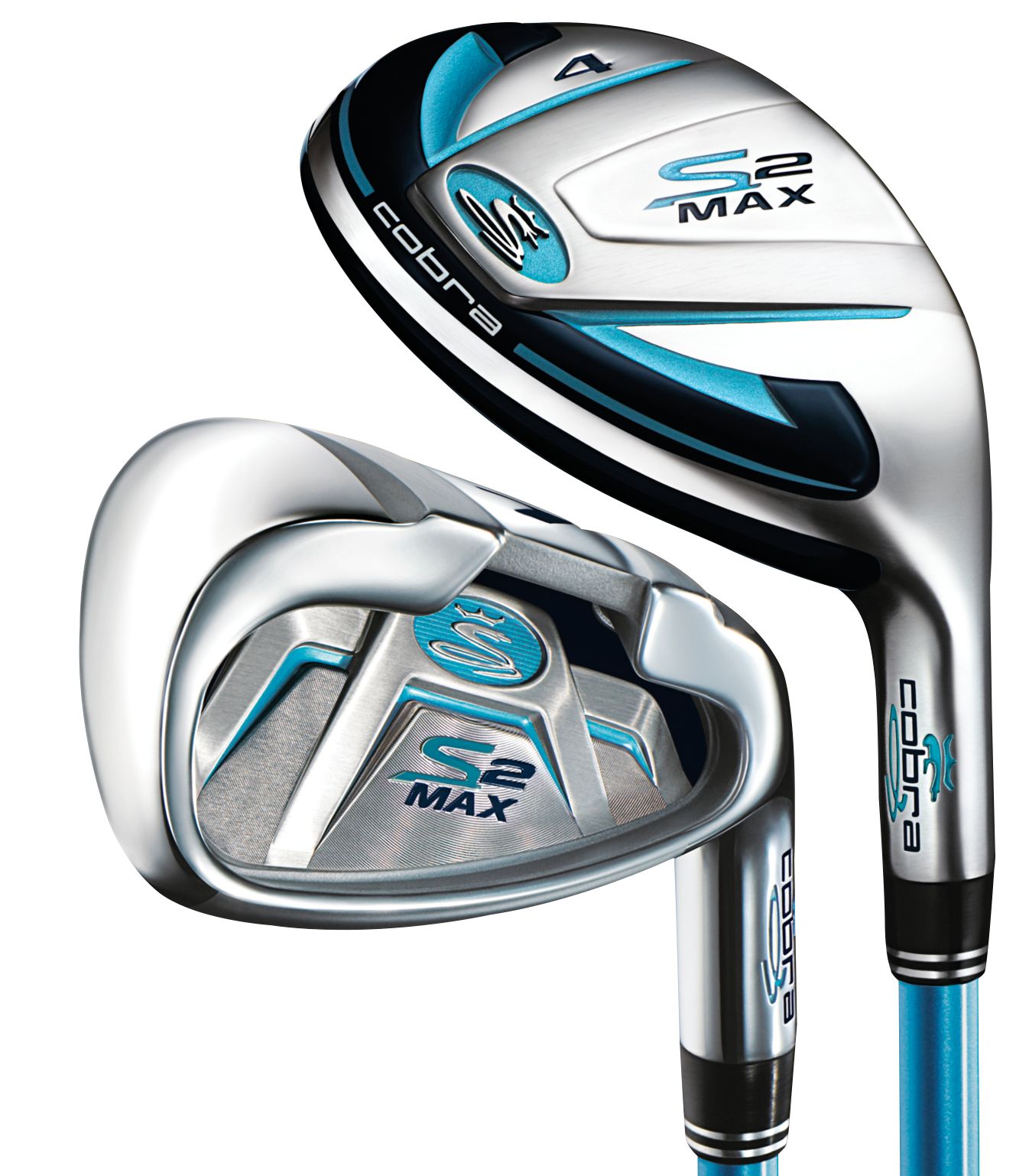 Cobra Women's S2 Max Combo Irons - (Graphite) 4-6H, 7-SW