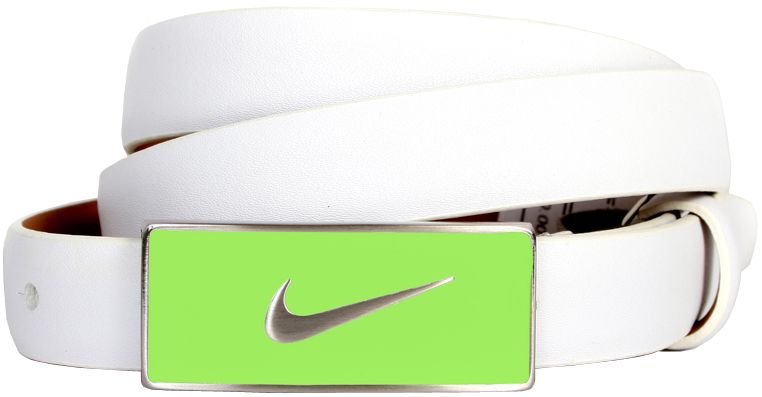 Nike Women's Skinny Epoxy Green Belt