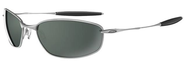 Oakley Square Whisker Polished Sunglasses - Chrome/Warm Grey
