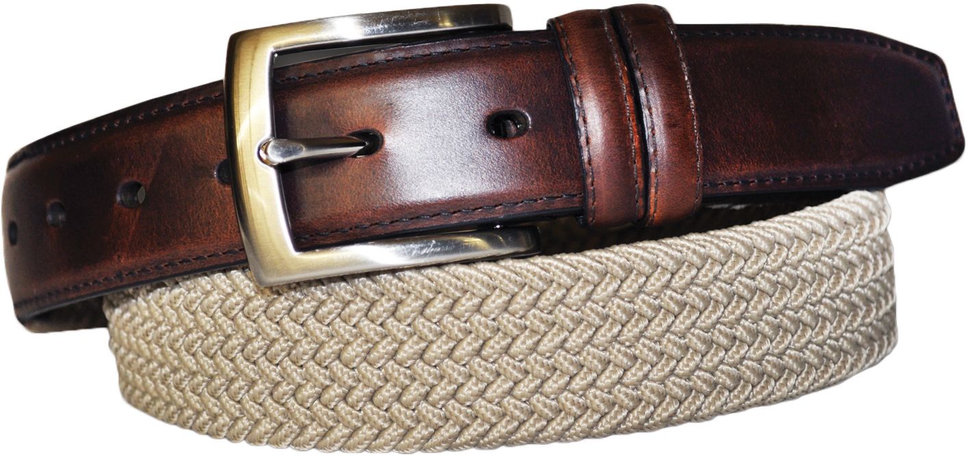 PGA TOUR Men's Elastic Webbing Belt