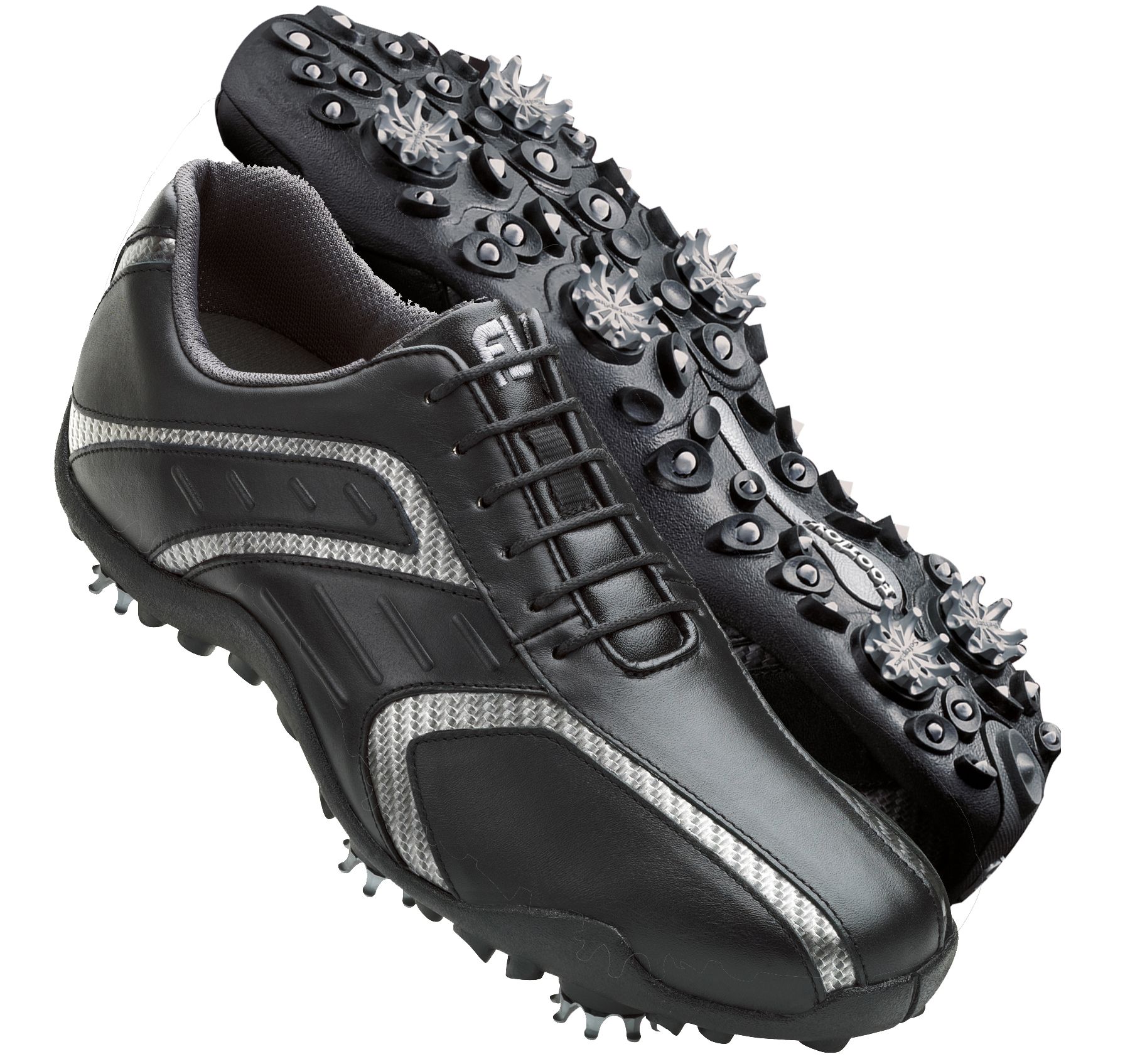 FootJoy Men's FJ SuperLites Euro Golf Shoes -  Black