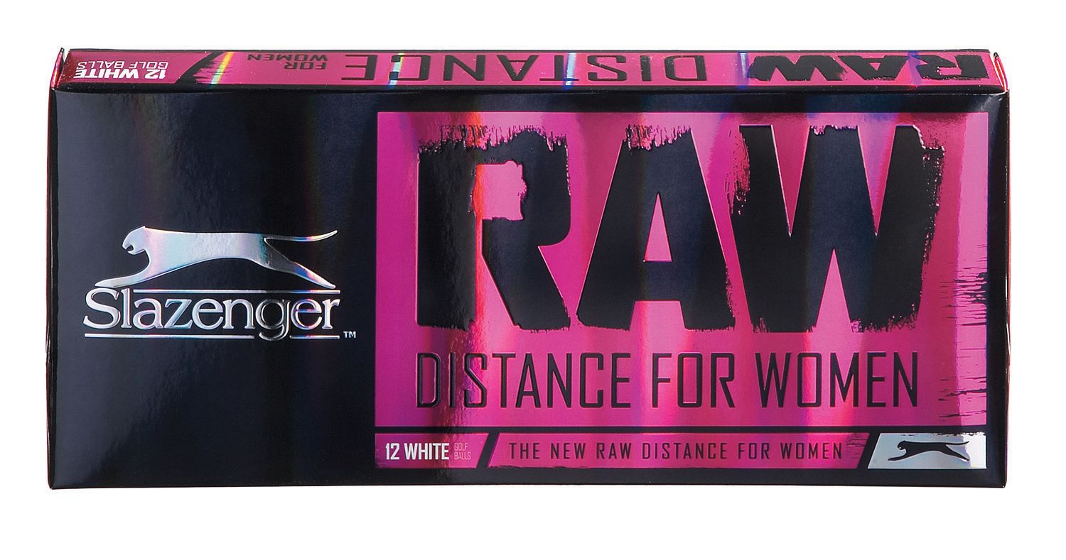 Slazenger Women's RAW Distance Golf Balls 2009 - 12 pack (White)