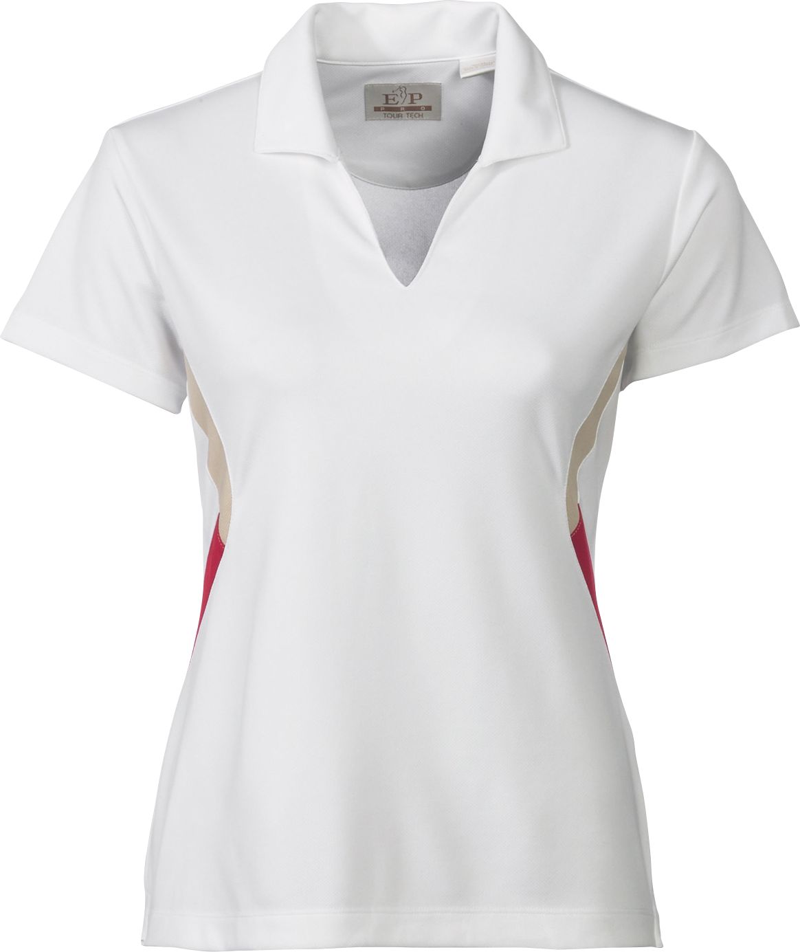 EP Pro Women's Textured Open Collar Polo