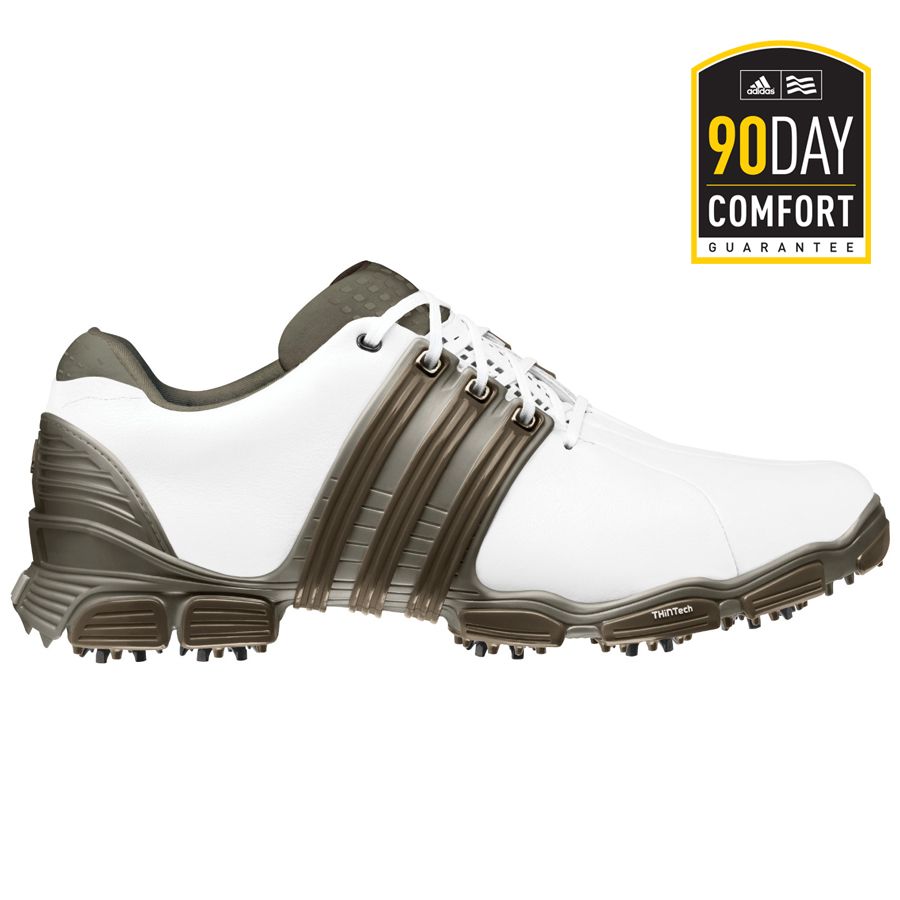 adidas Men's Tour 360 4.0 Golf Shoe - White/Titan Metallic/Scout Metallic