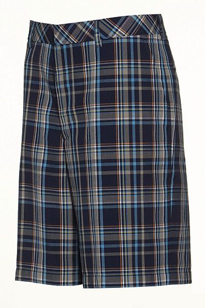 Walter Hagen Plaid Flat Front Short