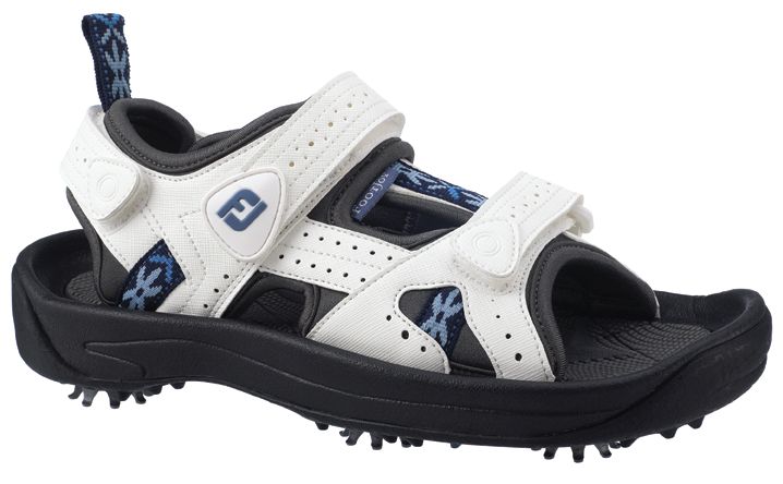 FootJoy Women's GreenJoy Golf Sandal - White/Blue