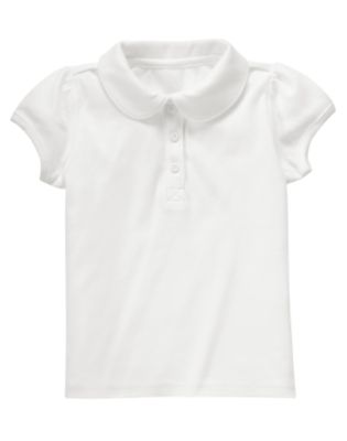 White Uniform Polo Shirt