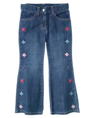 Argyle Denim Pant