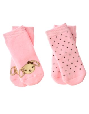 Bunny Terry Sock Two-Pack