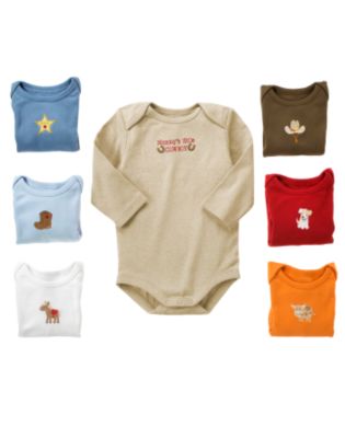 Brand New Baby Boy Bodysuit Seven-Pack